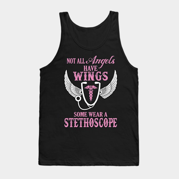 Stethoscope Angels Tank Top by ryanjaycruz